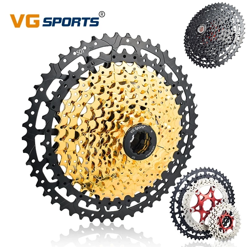 VG Sports Líp Xe Đạp Leo Núi 8 9 10 11 12 Tốc Độ, Cassette Hợp Kim Nhôm Siêu Nhẹ Riêng Biệt Xe Đạp Bánh Xe Miễn Phí Khung Xích