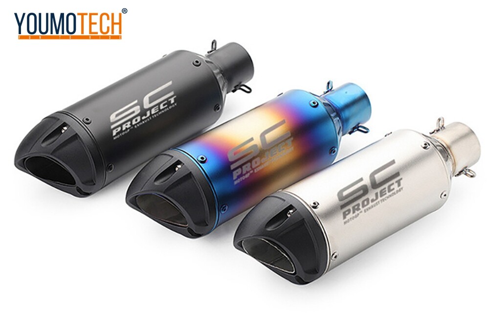 Motorcycle Exhaust Modified Muffler Pipe Moto Escape Scooter Pit Bike Dirt Motocross For Nmax Tmax530 Msx125 I257005765 - View #7