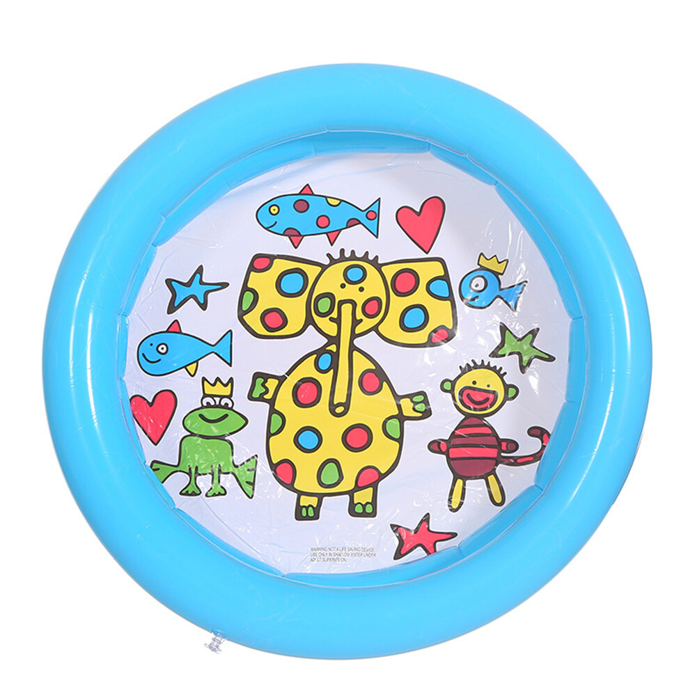 Inflatable Swimming Pool Thick Paddling Pool Summer Water Toys Party Supply for Baby Kids Adult ราคา 106 บาท*ส่งฟรี