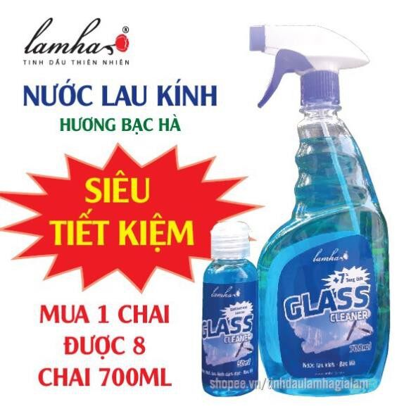 Nước lau kính hương Bạc Hà