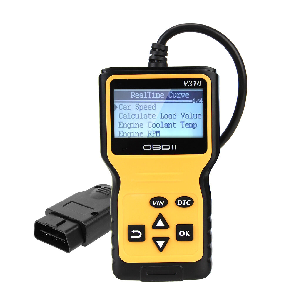 Máy quét obd2 máy đọc mã v310 obd2 hiển thị kỹ thuật số công cụ quét lỗi đọc/xóa elm 327 obdii eobd dụng cụ chẩn đoán ô tô