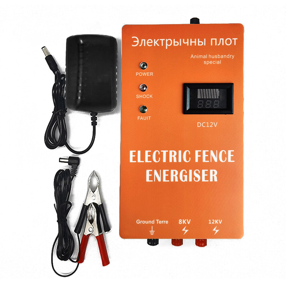 Cảm biến thông minh Điện hàng rào động vật hàng rào energiser công suất cao xung điều chỉnh cho gia cầm trang trại