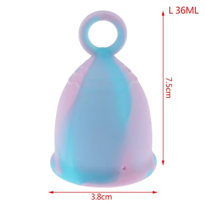 SHENG Menstrual Cups Ring Feminine Hygiene Period Silicone Cup Soft Reusable Moon Cup (2)