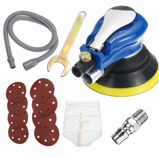 Generic 6 Inch Air Palm Orbital Sander Random For Palm Sander Dualable