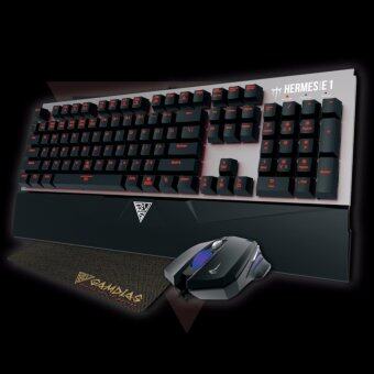 Gamdias HERMES E1 Mechanical Gaming Keyboard + DEMETER E2 OpticalGaming Mouse Combo Free NYX E1 Mouse Mat