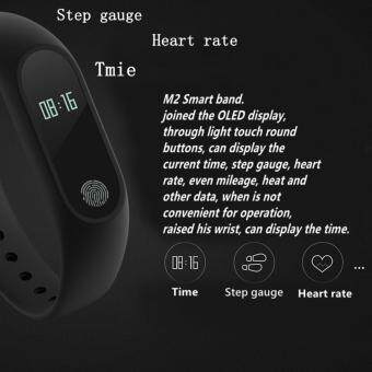 M2 Smart Bracelet Heart Rate Monitor Bluetooth Smartband HealthFitness Tracker Smart Band Wristband for XIAOMI Android iOS