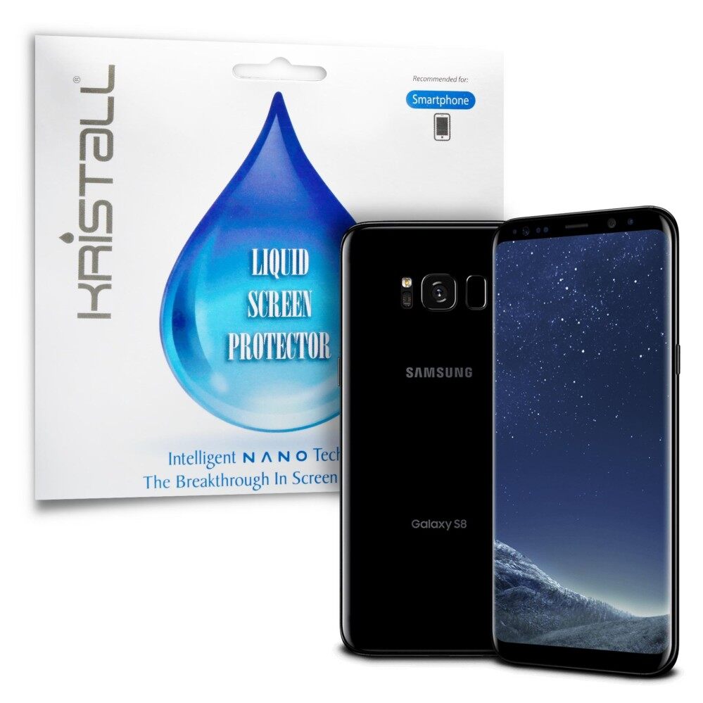 Samsung Galaxy S8 Screen Protector - Kristall® Nano Liquid Screen Protector (Bubble-FREE Screen Protector, 9H Hardness, Scratch Resistant)