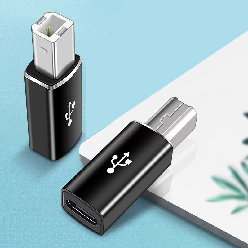 -bộ chuyển đổi nhạc cụ midi usb-c sang usb-b cho đàn piano điện đàn piano, organ, trống máy in, compabitlbe với ứng dụng điện thoại ipad