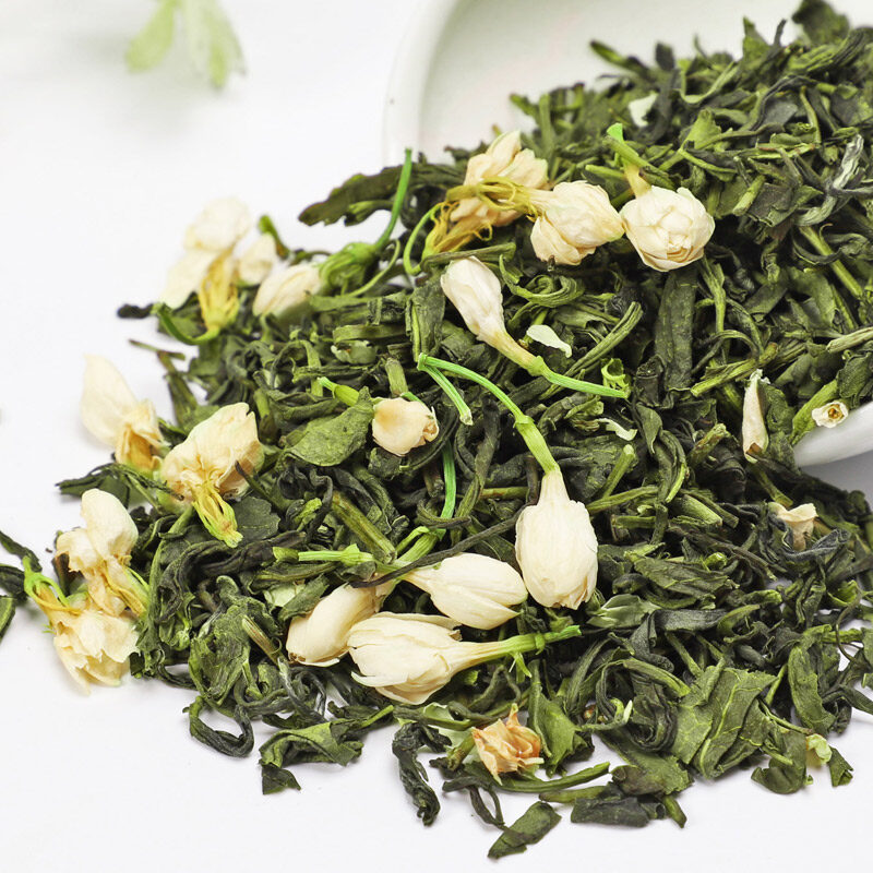 Trà hoa nhài hương vị mạnh, trà xanh 500g