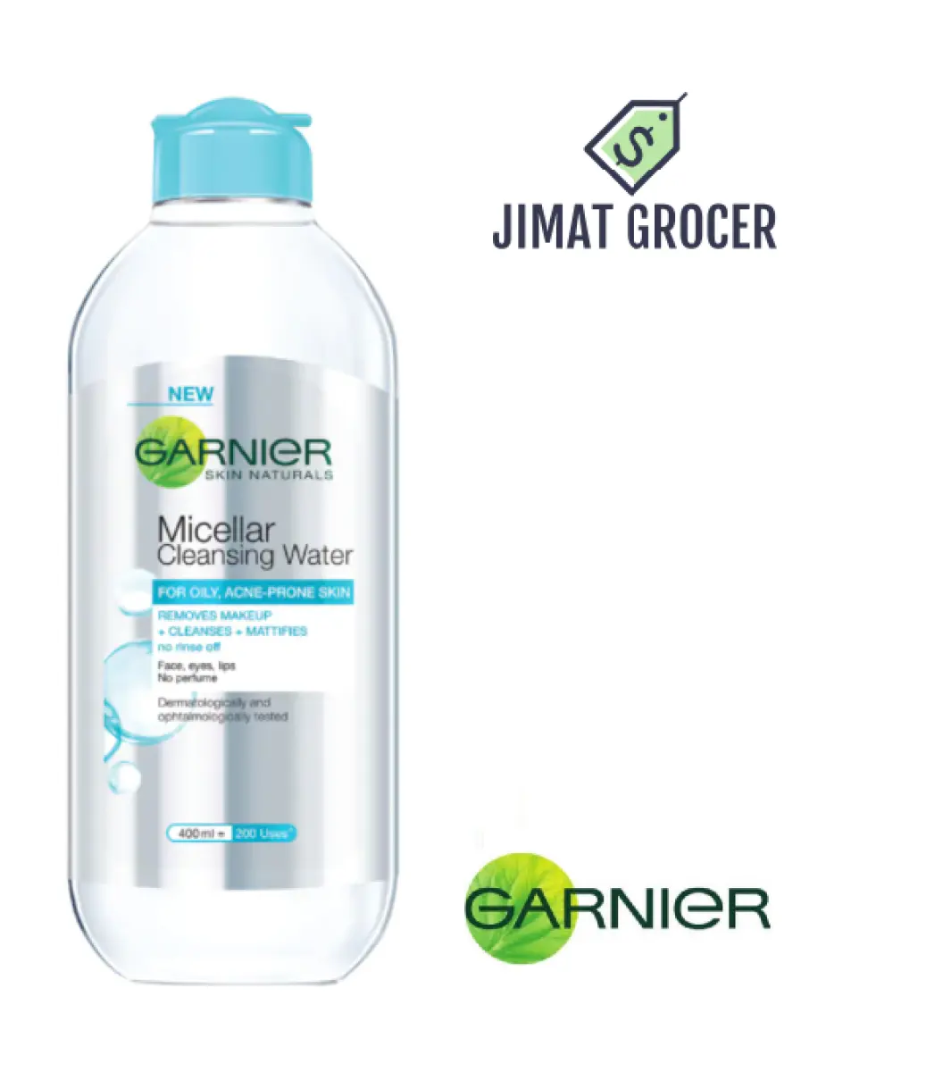 garnier makeup remover blue