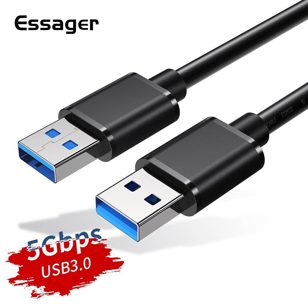 Essenger Cáp Nối USB Sang USB 0.5M/1M/1.5M/2M Bộ Mở Rộng USB 3.0 Loại A Từ Nam Sang Nam Cho Webcom Đĩa Cứng Bộ Tản Nhiệt Cáp Mở Rộng USB3.0
