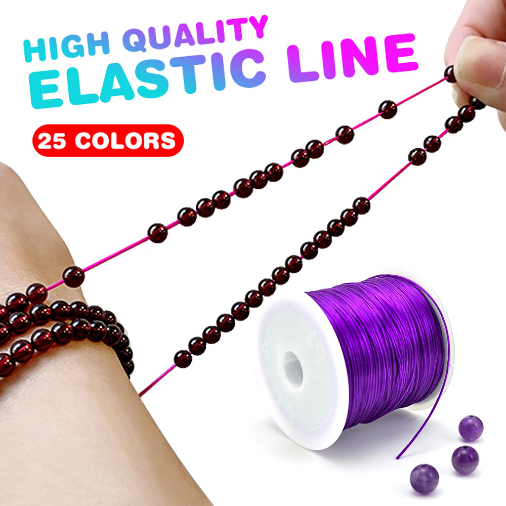1mm, Elastic Bracelet String Cord, Clear Stretch, Bead Cord for