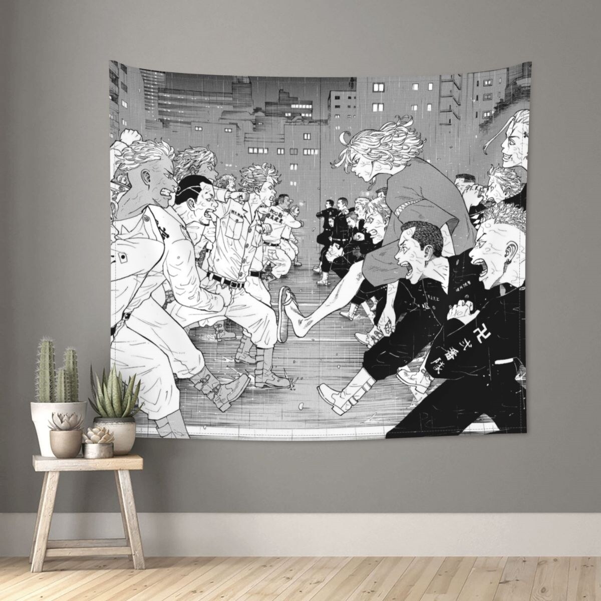 hot Tokyo Revengers Manga Tapestry Colorful Polyester Wall Hanging Anime