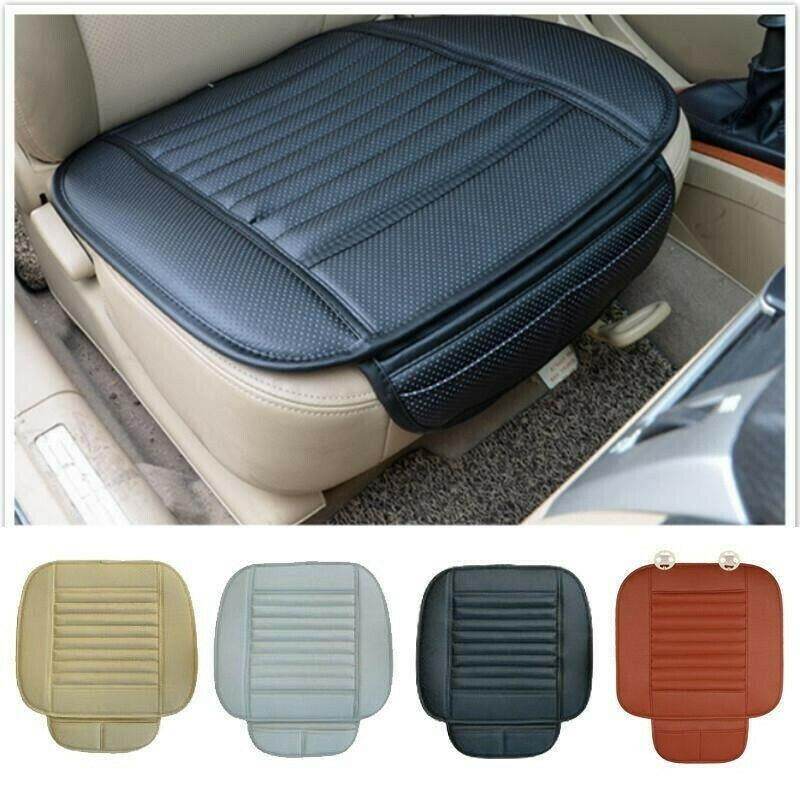 Đom Đóm Tiểu Da PU Đa Năng Than Tre Đen Tự Động Ghế Văn Phòng Xe Hơi Tấm Bọc Ghế Pad