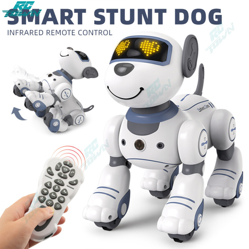 💥100%Chính hãng💥Đồ Chơi Điều Khiển Từ Xa Bằng Giọng Nói Cho Chó Robot Thú Cưng Điều Khiển Từ Xa Điện Tử Đồ Chơi Bài Hát Âm Nhạc Cho Trẻ Em Quà Tặng Sinh Nhật【Hoàn trả trong vòng 15 ngày】