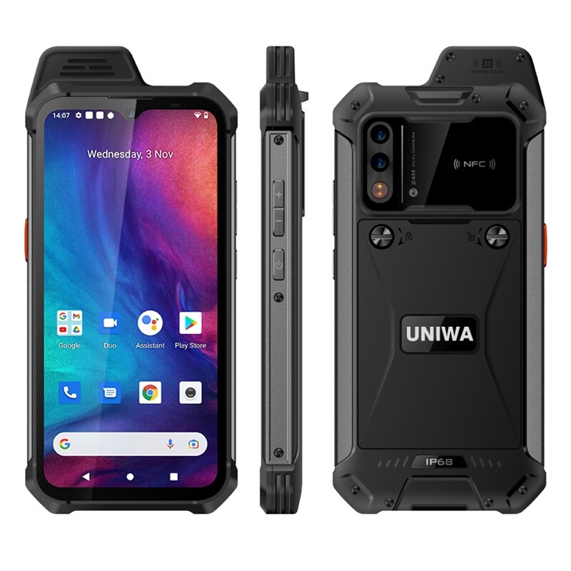 UNIWA W888 Explosion-proof Rugged Phone, 4GB+64GB, IP68 Waterproof Dustproof Shockproof, 5000mAh, 6.3 inch Android 11 MTK6765 Helio P35 Octa Core up to 2.35GHz, Network: 4G, NFC, OTG(Black)(diy profession) ราคา 16,341 บาท*ส่งฟรี