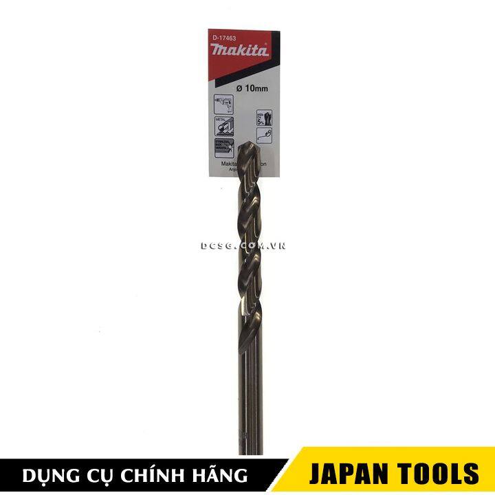 Mũi khoan inox 10x133mm hss-co 5% makita d-17463 | japan tools