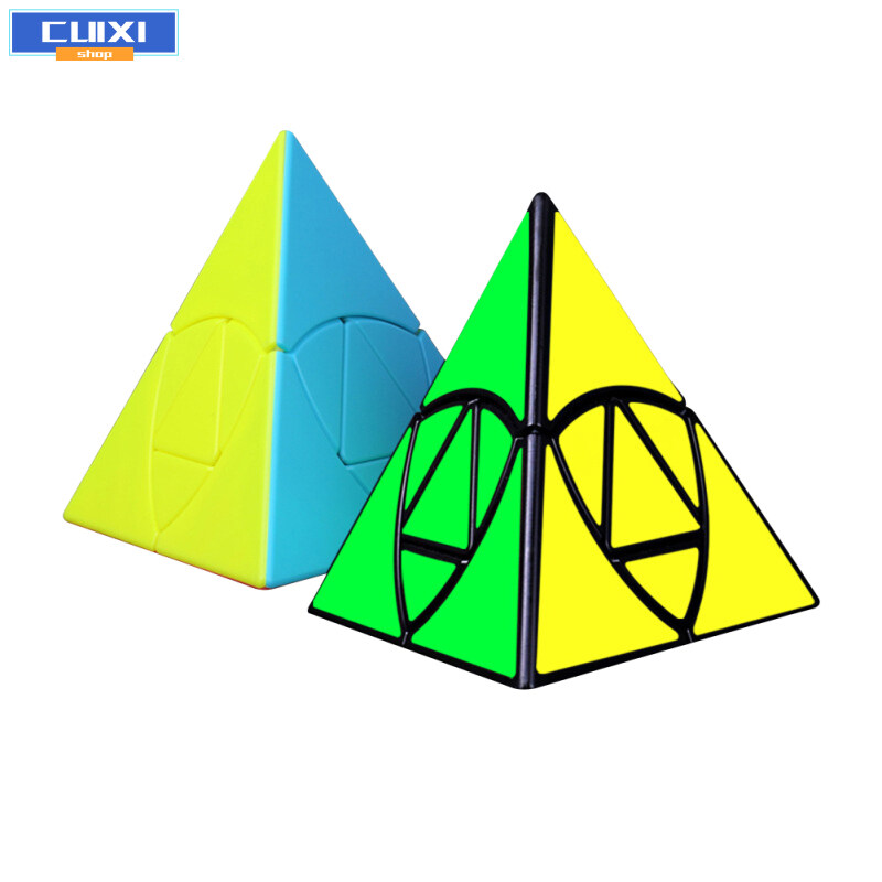 Qiyi 3x3 khối lập phương thần kỳ kim tự tháp Mastermorphix khối rubik tốc