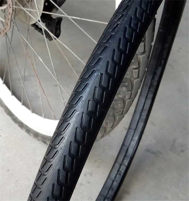 solid rubber bike tires