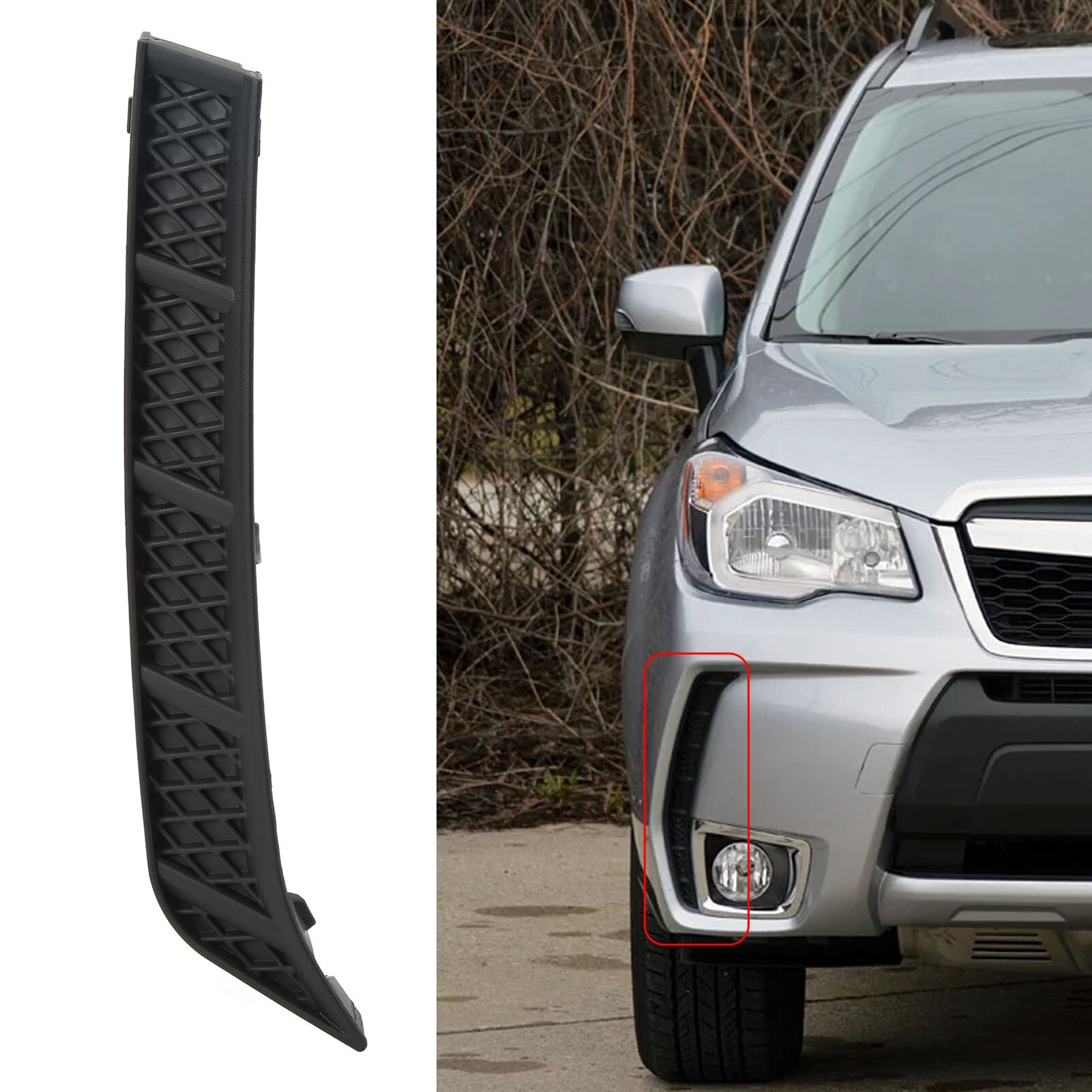 Lưới tản nhiệt cản trước phụ chống lão hóa ABS front bumper Side TRIM chất lượng OEM cho ô tô