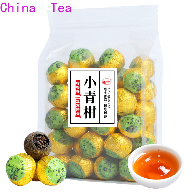 Trà trung hoa trà phổ nhĩ xiaoqing trà phổ nhĩ chenpi 250g