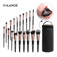 MAANGE 18 Pcs Make Up Brushes Professional Set with Case