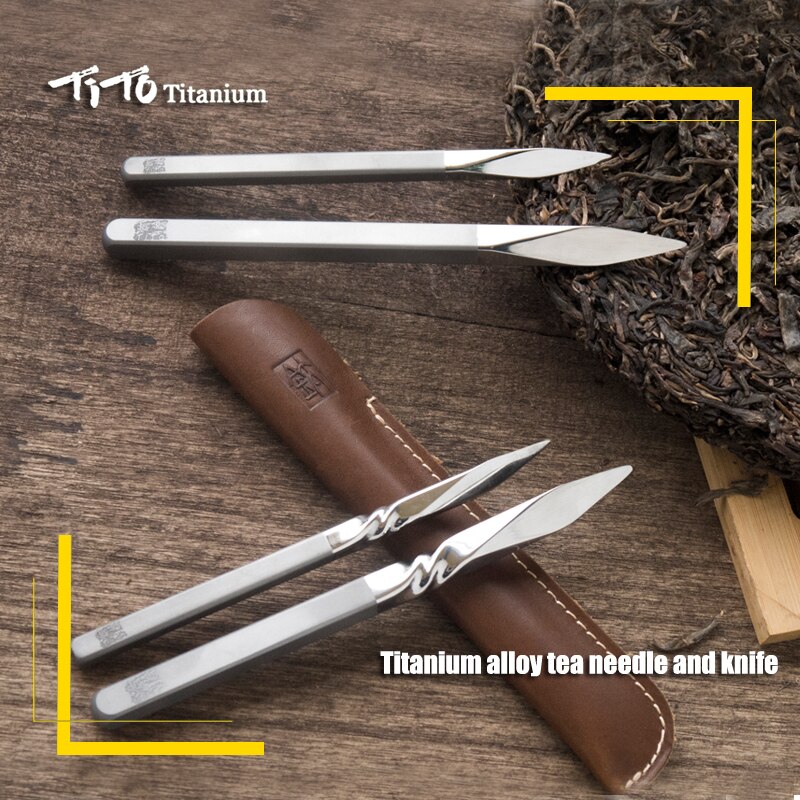 TiTo Titanium Tea Cone Needle For outdoors Breaking Prying Tea Brick Professional Tool ราคา 704 บาท*ส่งฟรี