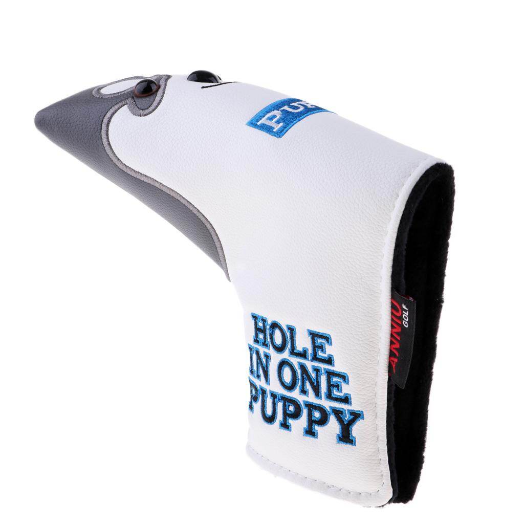 Loviver Golf Mallet Putter Head Cover Headcover Với Hình Dạng Con Chó L
