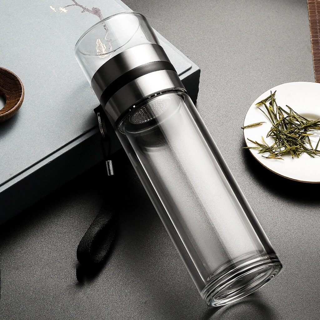 thermos bottle with tea strainer tupperware