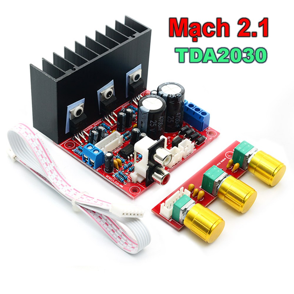 Mạch khuếch đại âm thanh 2.1 tda2030