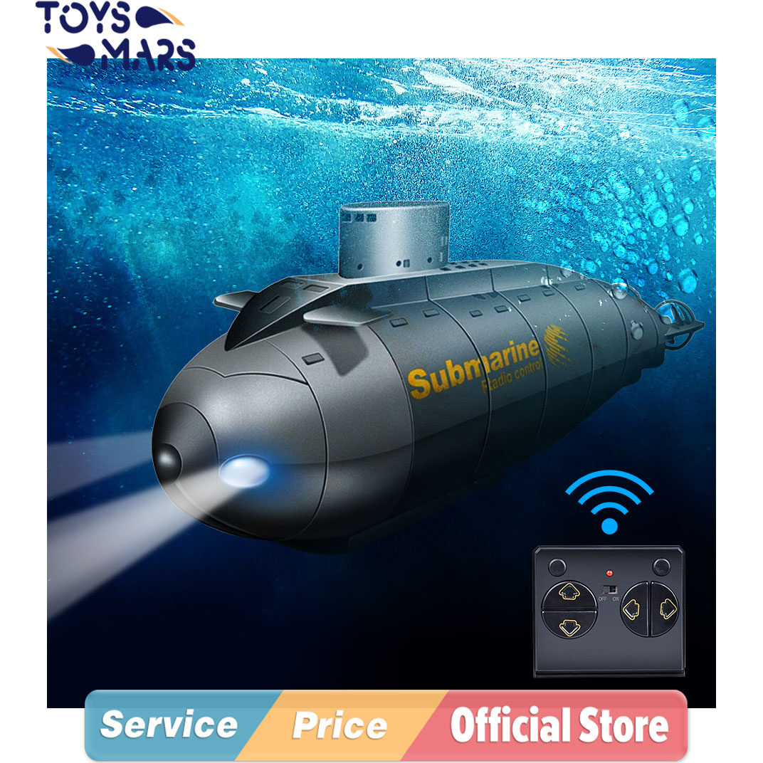 TOYSMARS Remote Submarines toy Mini RC Submarine Remote Control Boat