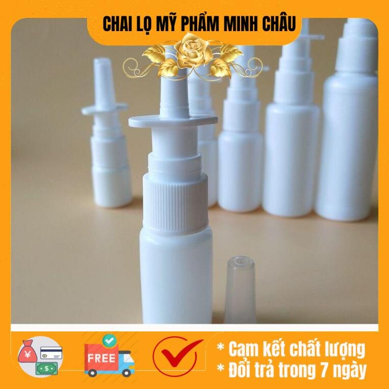 Chai xịt mũi thẳng 10ml chiết dung dịch