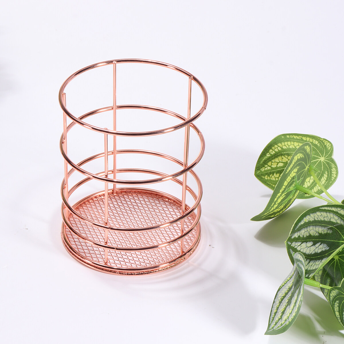 Generic Metal Wire Desk Organiser Office Pen Holder Pot Paper Tray