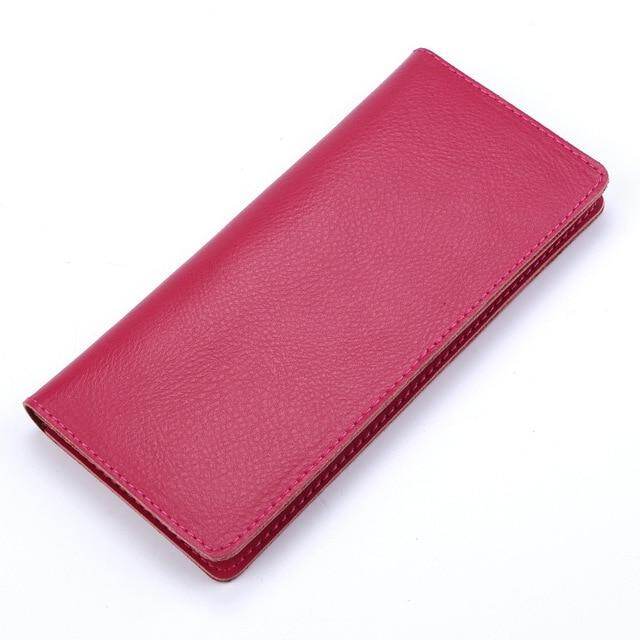 👝ví dài nam da thật ví dài nữ túi đựng tiền mỏng cho nam ví đựng thẻ tín dụng nữ ví mỏng gấp đôi cho nữ