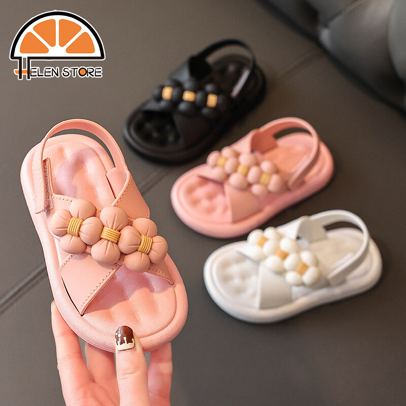 Hs xăng đan đế mềm cho trẻ em xăng đan chống trượt xăng đan dễ thương giày đi biển bé trai và bé gái