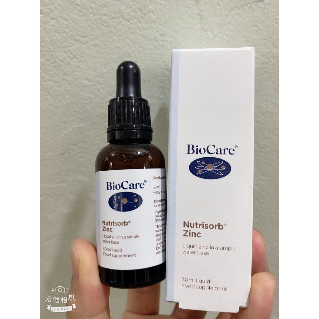 Kẽm nước dạng giọt Liquid Zinc plus BioCare ( Kẽm Nước UK )