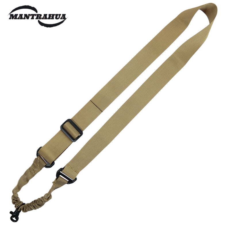 Mantrahua Có Thể Điều Chỉnh Một Điểm Ngoài Trời Sling Bungee Chiến Thuật Giả Dây Đeo Nylon