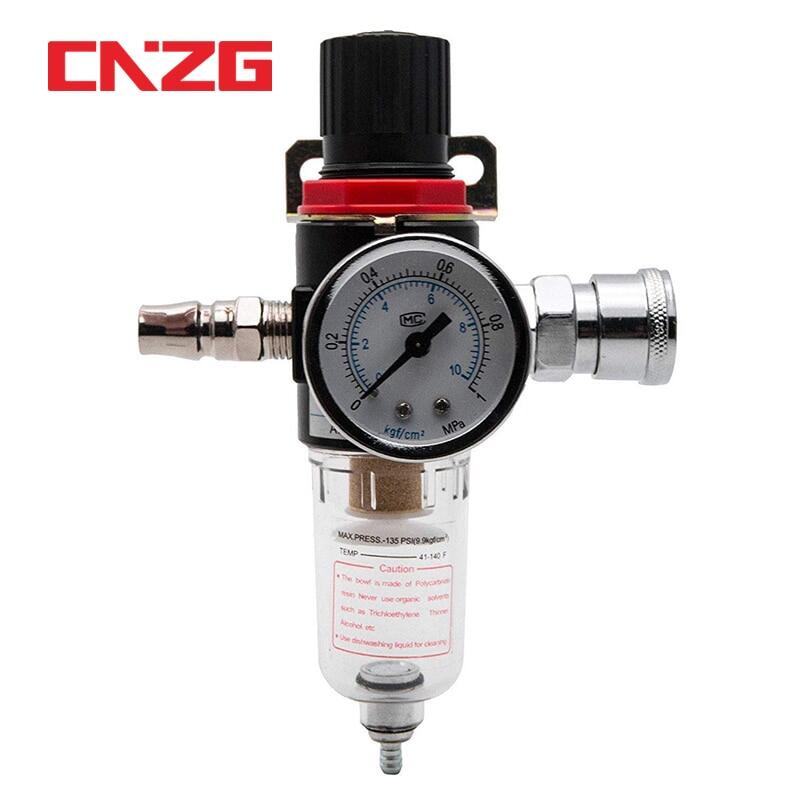 Afr2000 1/4 bộ lọc khí nén bộ lọc khí nén cho máy tách ẩm máy nén khí bộ điều chỉnh áp suất nước dầu
