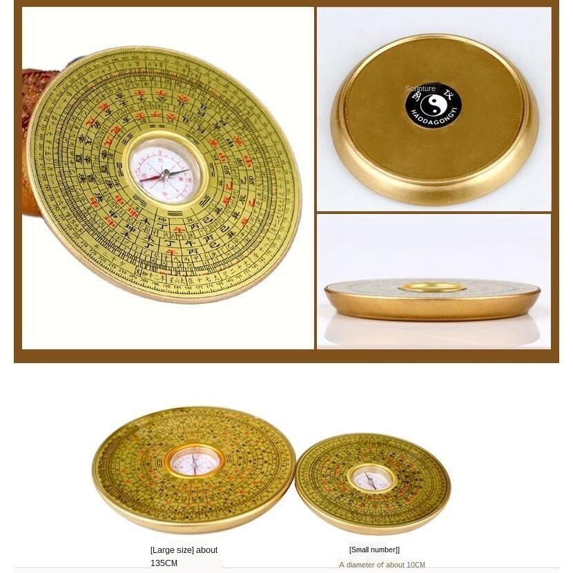 Feng Shui Compass Comprehensive Disk High-precision Professional Feng Shui Compass Small Compass Comprehensive Compass to Carry