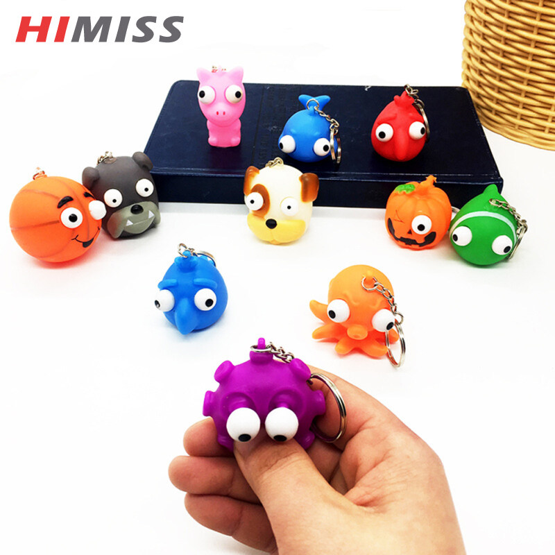 HIMISS Creative Vent Squeeze Toy Burst Eyes Stress Reliever Doll