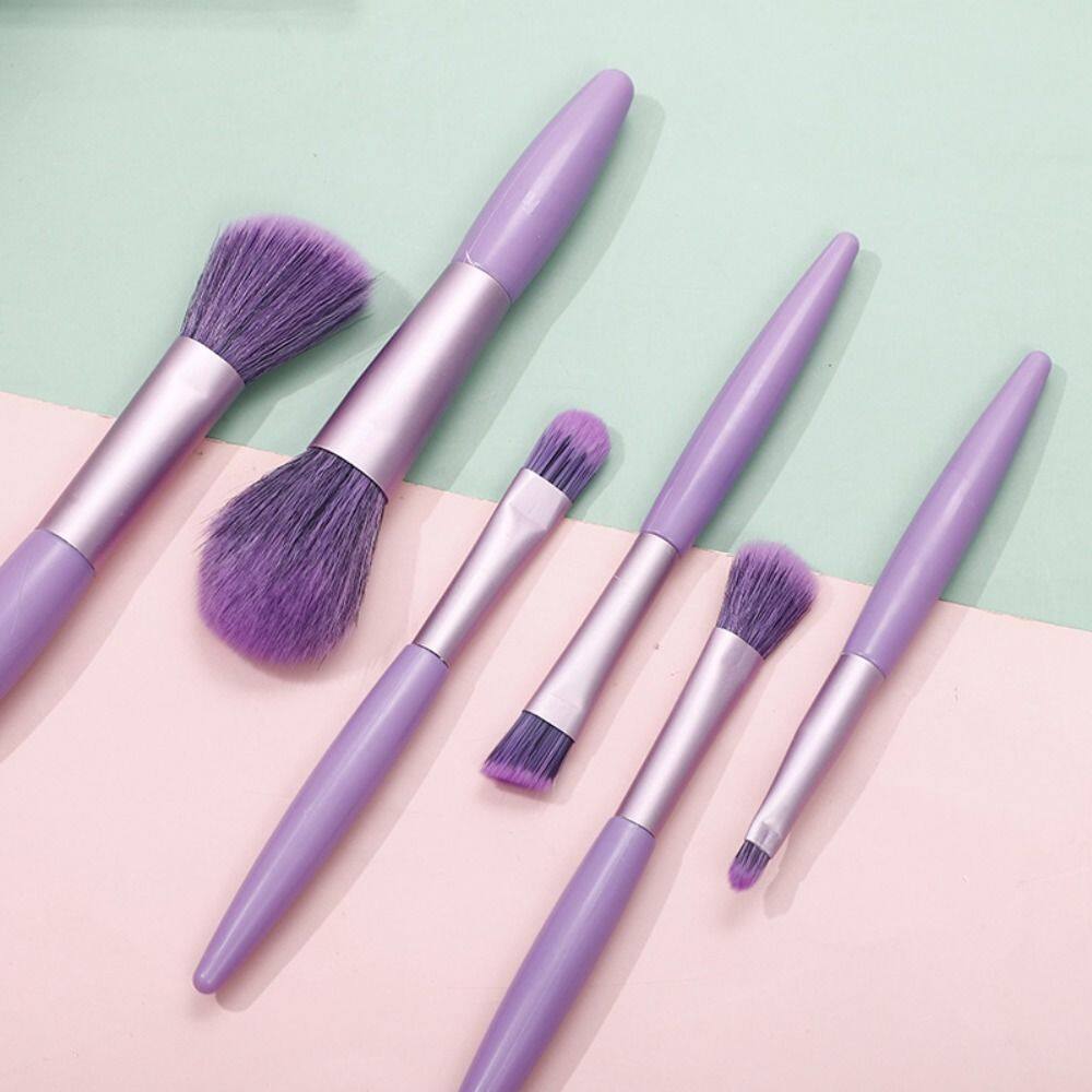Van 6 chiếc cọ đánh phấn má hồng du lịch tán nền cọ kem che khuyết điểm lông mày cọ đánh phấn mắt cọ đánh phấn phủ dạng bột bộ cọ trang điểm