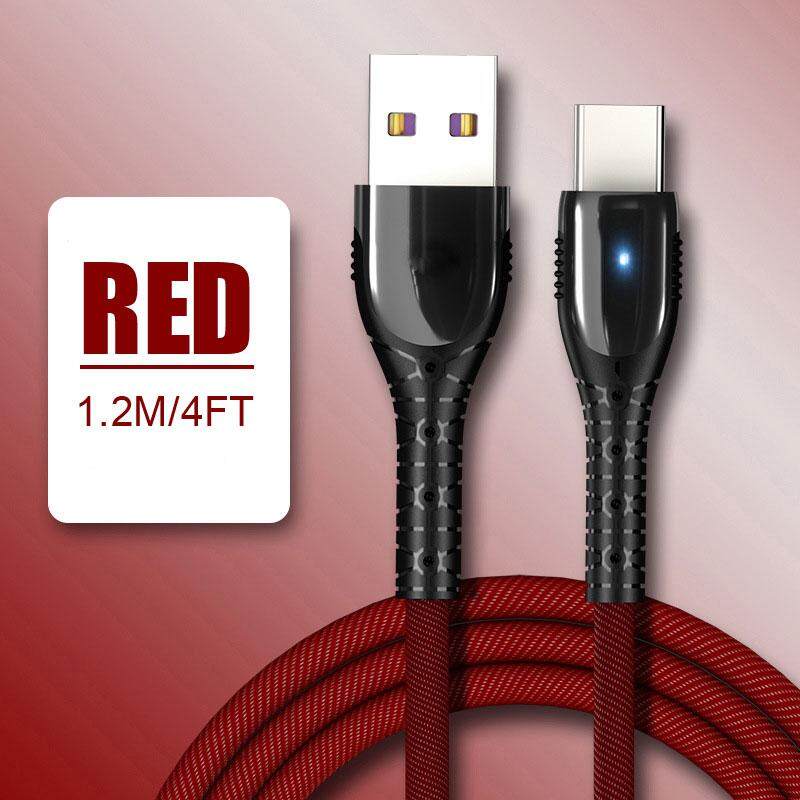 5A Support Super Charger Data Transfer Type-C For Hauwei P30 P30 Pro Mate 20 Pro For Samsung S10 Durable Charging Cable// Micro USB 3A for Android// Lightning 3A for iPhone