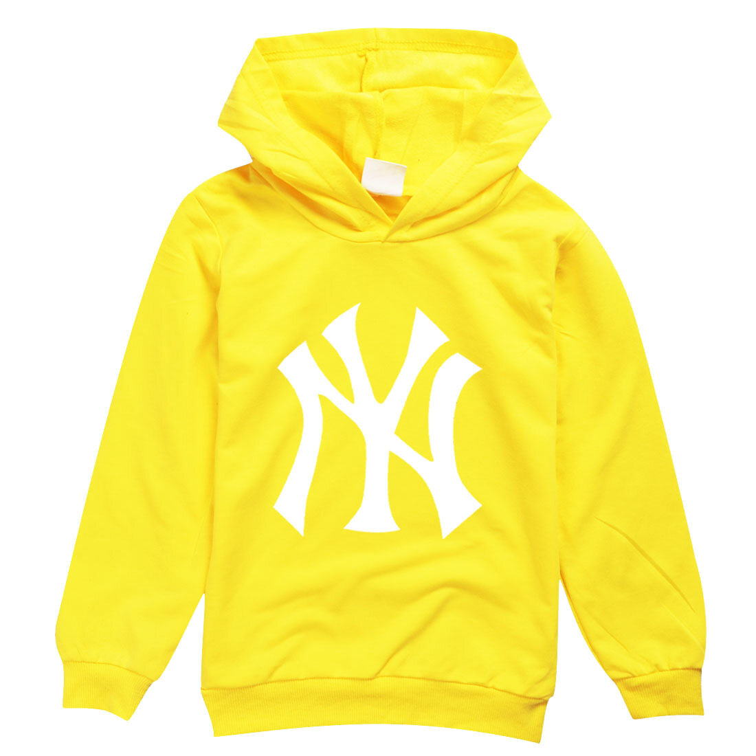 NY Letters Bé Trai Dài Tay Cho Bé Gái Áo Len Trùm Đầu Hoodies In Trẻ Em Áo Len Dài Tay Hoodie 8385 Trẻ Em Quần Áo Mùa Thu Mùa Đông Giản Dị Áo Áo Chui Đầu Thể Thao