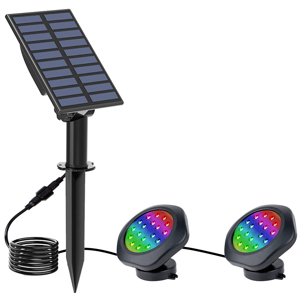 solar lights for fountains