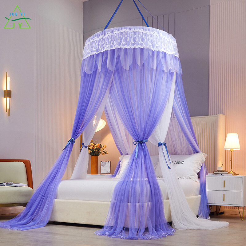 Ks màn chống muỗi dạng vòm sợi hai lớp màn chống muỗi cung điện từ sàn đến trần màn chống muỗi trần nhà màn chống muỗi đỉnh phẳng