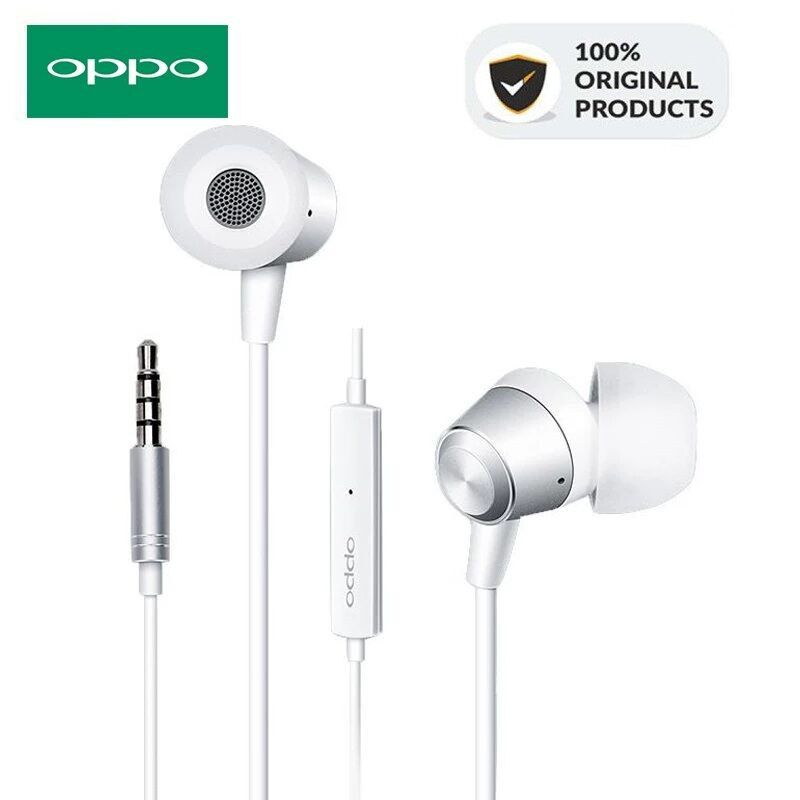 Tai nghe MH130 cho OPPO vỏ Nhôm, âm thanh chuẩn 3.5mm
