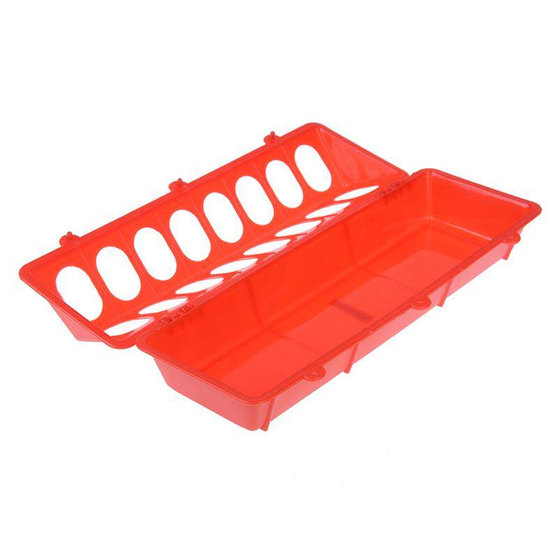 Sissi Plastic FlipTop Poultry Feeder Trough Feeding Chicken Animal