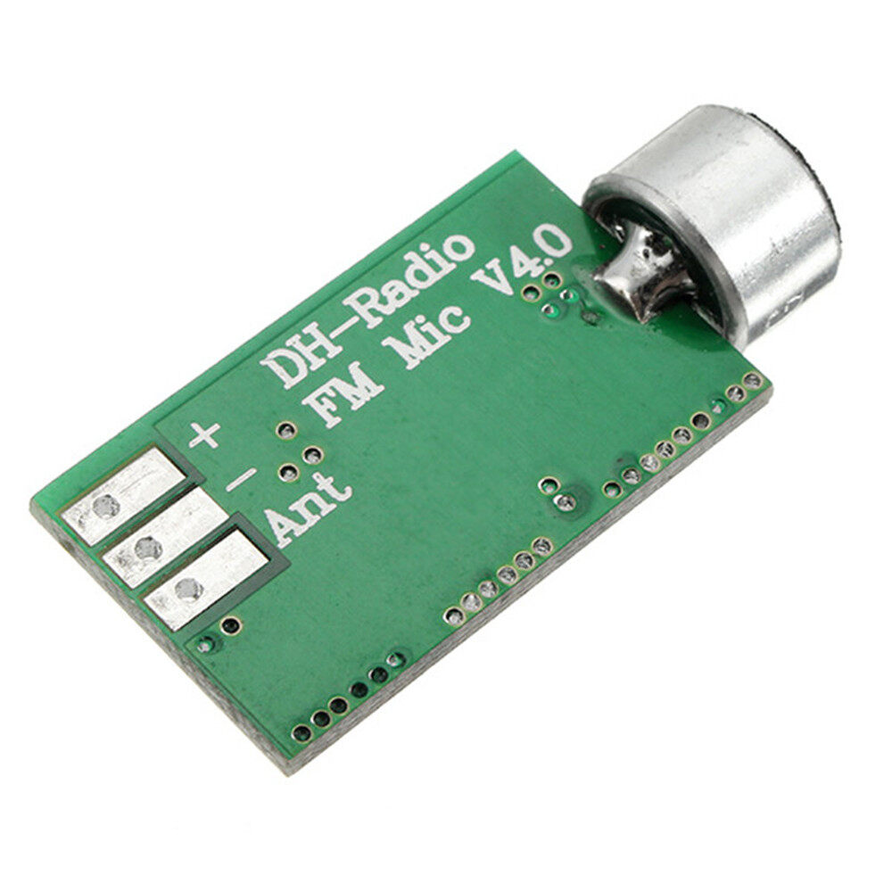 Bộ phát fm mô-đun thu âm micrô không dây mini bộ phát âm thanh mic phát fm bảng mạch lõi v4.0