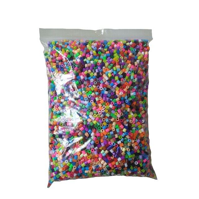 500G 8000Pcs 5Mm Hama ลูกปัด (1แม่แบบ + 3ไอรอนกระดาษ + 2แหนบ) Mini Hama ลูกปัดฟิวส์ Diy ของเล่นเพื่อการศึกษาเด็กจัดส่งฟรี