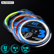 ALP NO.3 Badminton Strings - High Elasticity, Max 30lbs